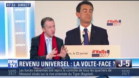 L’édito de Christophe Barbier: Revenu universel : un sujet qui oppose Manuel Valls et Benoît Hamon