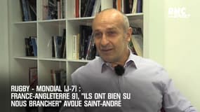 Rugby-Mondial (J-7) : "France-Angleterre 91, "ils nous ont bien branché" raconte St-André