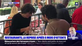 Lyon: les clients de retour au restaurant après six mois d'attente