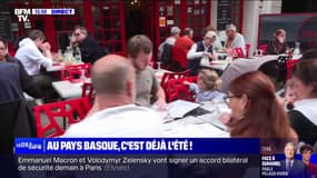 Avec 24°C attendus à Saint-Jean-de-Luz, les terrasses des restaurants sont prises d'assaut 