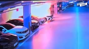 L'incendie aurait été provoqué par une Mercedes électrique qui a pris feu spontanément. Environ 140 véhicules ont été détruits ou endommagés.