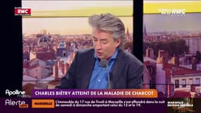 Portrait de Poinca sur l'ancien journaliste sportif Charles Biétry