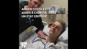 L'ancien espoir du cyclisme Adrien Costa amputé d'une jambe