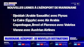 Aéroport Marseille Provence: de nouvelles destinations