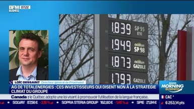 Loïc Dessaint (Proxinvest) : les investisseurs contre la stratégie climat de TotalEnergies - 25/05