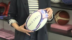 Le ballon de rugby de Paris 2024
