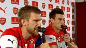 Per Mertesacker et Laurent Koscielny 