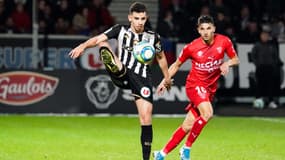 Rayan Ait Nouri avec Angers, en novembre 2019