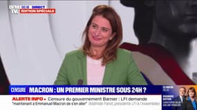 Marine Tondelier (les Écologistes): "Dans un moment aussi dur pour la France, il faut que chacun puisse faire un pas de côté"