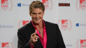 David Hasselhoff au MTV European Music Awards à Francfort en 2013