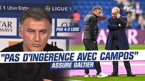 PSG 4-3 LOSC : "Il n’y a pas d’ingérence de Campos", juste de la passion assure Galtier