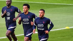 Moussa Sissoko, Jules Koundé et Corentin Tolisso