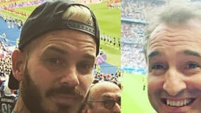 M. Pokora, Jean Dujardin et Mick Jagger était présent au Stade de France pour la finale Portugal-France le 10 juillet 2016