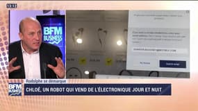Rodolphe se démarque: Chloé, un robot qui vend de l'électronique jour et nuit - 18/02
