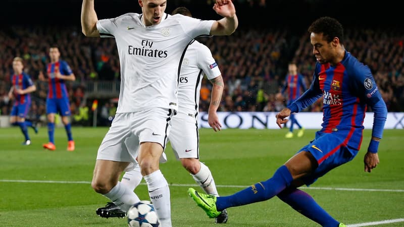Thomas Meunier et Neymar