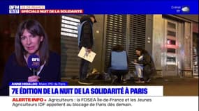 Nuit de la solidarité: "le logement en France est totalement en panne", regrette Anne Hildago, la maire de Paris