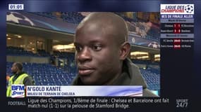 Ligue des champions : "On doit aller au match retour à Barcelone avec beaucoup d'espoir" souhaite Kanté