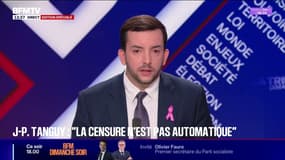 La dissolution est "inéluctable" et "nécessaire", estime Jean-Philippe Tanguy (RN)
