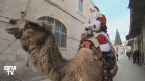 À Jérusalem, un Père Noël veut apporter un peu de douceur