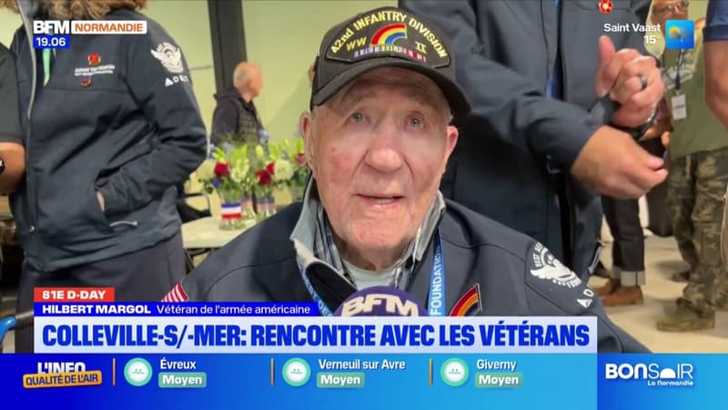 Colleville-sur-Mer: rencontre avec les vétérans du Débarquement