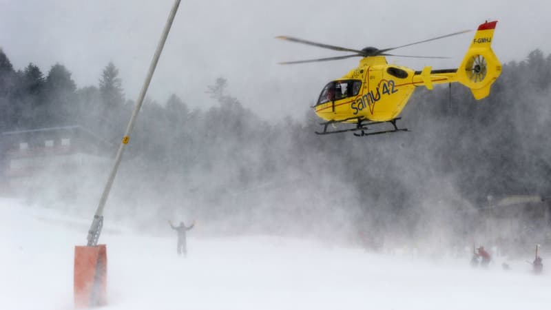 Hélicoptère de secours (illustration)