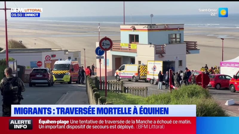 Une tentative de traversée de la Manche vire au drame à Équihen