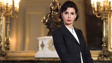 Rachida Dati, dans son bureau à la mairie du VIIe arrondissement de Paris, lors de la campagne des municipales de mars 2014.
