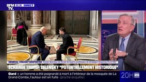 Échange entre Trump et Zelensky: "On ne peut rien en déduire, mais on ne peut que s'en féliciter", explique Vincent Desportes, ancien directeur de l'École de Guerre