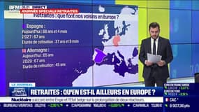 Retraites: qu'en est-il ailleurs en Europe?