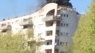 Incendie sur le toit d'un immeuble à Lognes - Témoins BFMTV - Témoins BFMTV