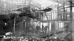 Le "5-7" touché par un grave incendie en novembre 1970.