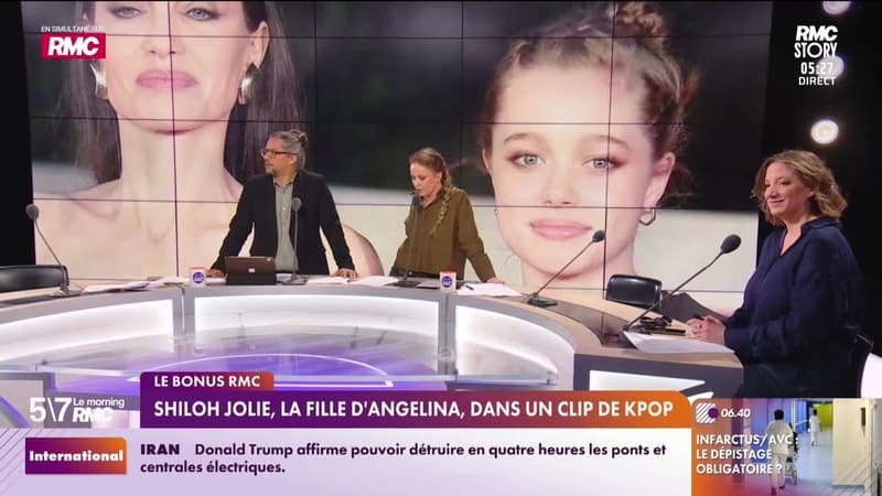 Le bonus RMC : Shiloh Jolie, la fille d'Angelina, dans un clip de K-pop - 07/04