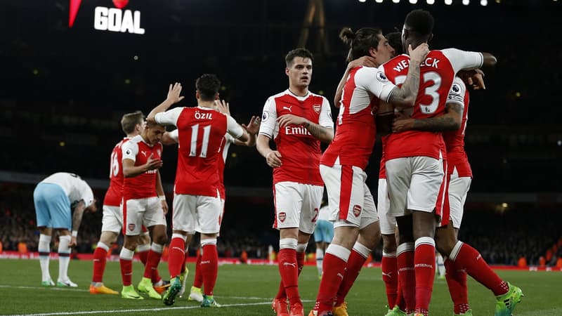 Les joueurs d'Arsenal attaquent la Premier League en confiance.