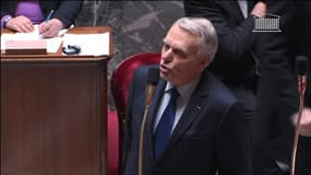 Jean-Marc Ayrault à l'Assemblée nationale le 17 avril 2013.