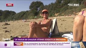 La vague de chaleur s'étend jusqu'à la Bretagne 