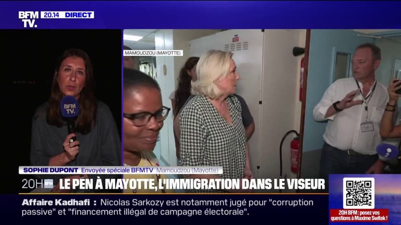 Cyclone Chido: en déplacement à Mayotte, Marine Le Pen met l'accent sur l'immigration