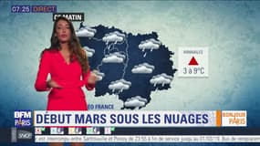 Météo Paris Île-de-France du vendredi 1er mars 2019 : Couverture nuageuse ce matin