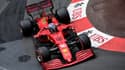 Le Monégasque Charles Leclerc (Ferrari) lors des essais libres 3 du GP de Monaco, le 22 mai 2021