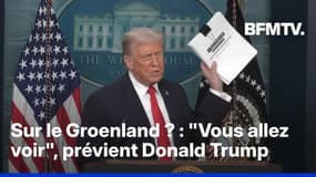Sur le Groenland ?: "Vous allez voir", prévient Donald Trump