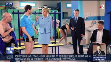 Brigitte Macron joue son propre rôle dans "Vestiaires"