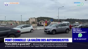 Rouen: la galère des automobilistes sur le pont Corneille