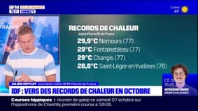 Île-de-France: vers des records de chaleur en octobre