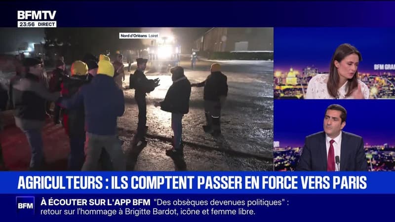 Les agriculteurs déterminés à encercler Paris - 07/01