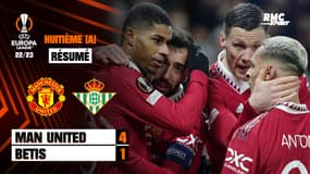 Résumé : Manchester United 4–1 Betis – Ligue Europa (8e aller)