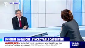 Retraites: Jean-Luc Mélenchon assure que, si Les Républicains déposent une motion de censure, son groupe "la votera"
