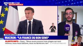 Conférence de presse d'Emmanuel Macron: "C'est une grande désillusion, on ne parle pas du tout de l'hôpital public", déplore Aurélien Le Brun (SUD Santé Sociaux)