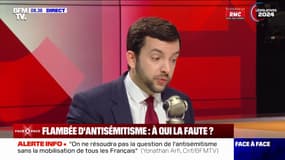 Antisémitisme: pour Jean-Philippe Tanguy, "c'est l'islamisme qui en est la cause principale"