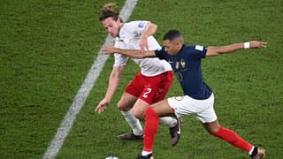 Kylian Mbappé lors de France-Danemark, Coupe du monde 2022