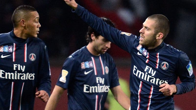 Jérémy Menez, buteur, est sorti sous les applaudissements du Parc