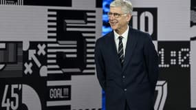 L'ex-entraîneur Arsène Wenger, directeur du développement du football à la Fifa, le 17 décembre 2020 au siège de l'instance à Zurich